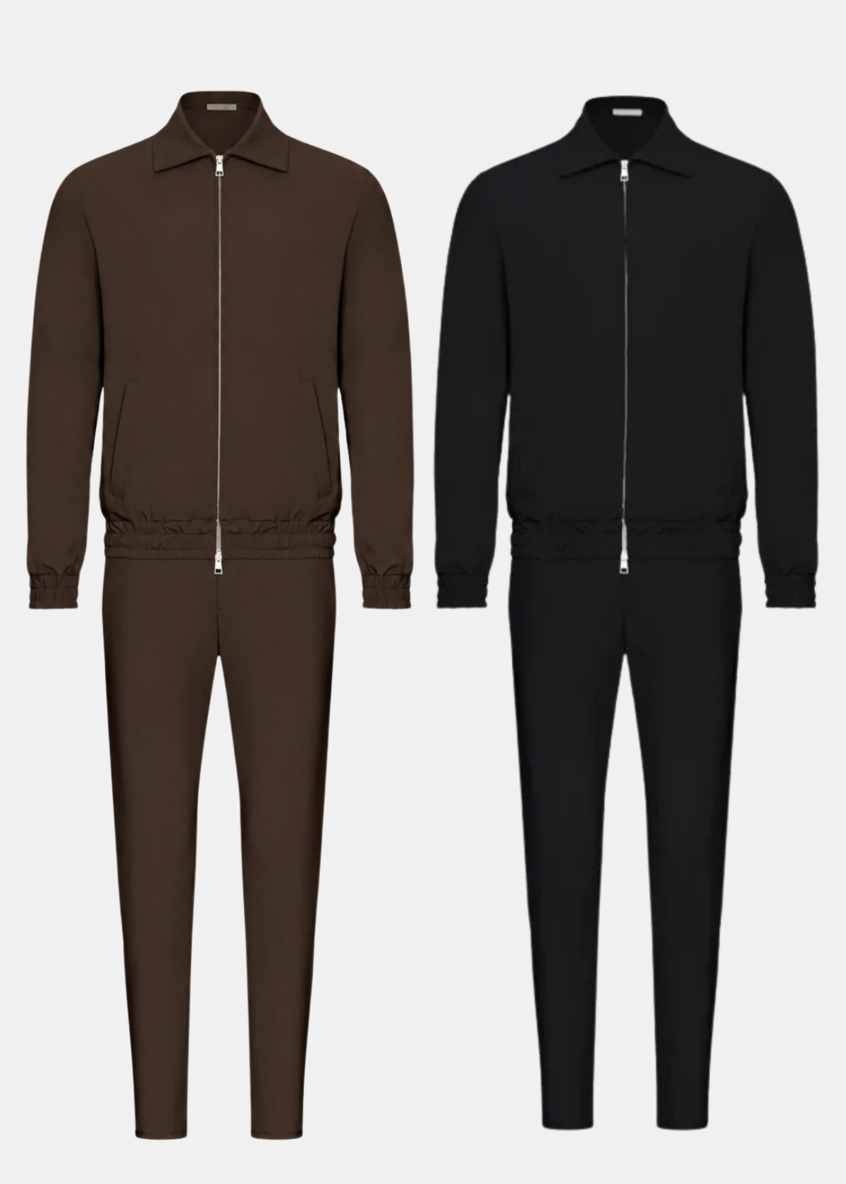 Combi-set | 2x Techsuit | Zwart & Bruin
