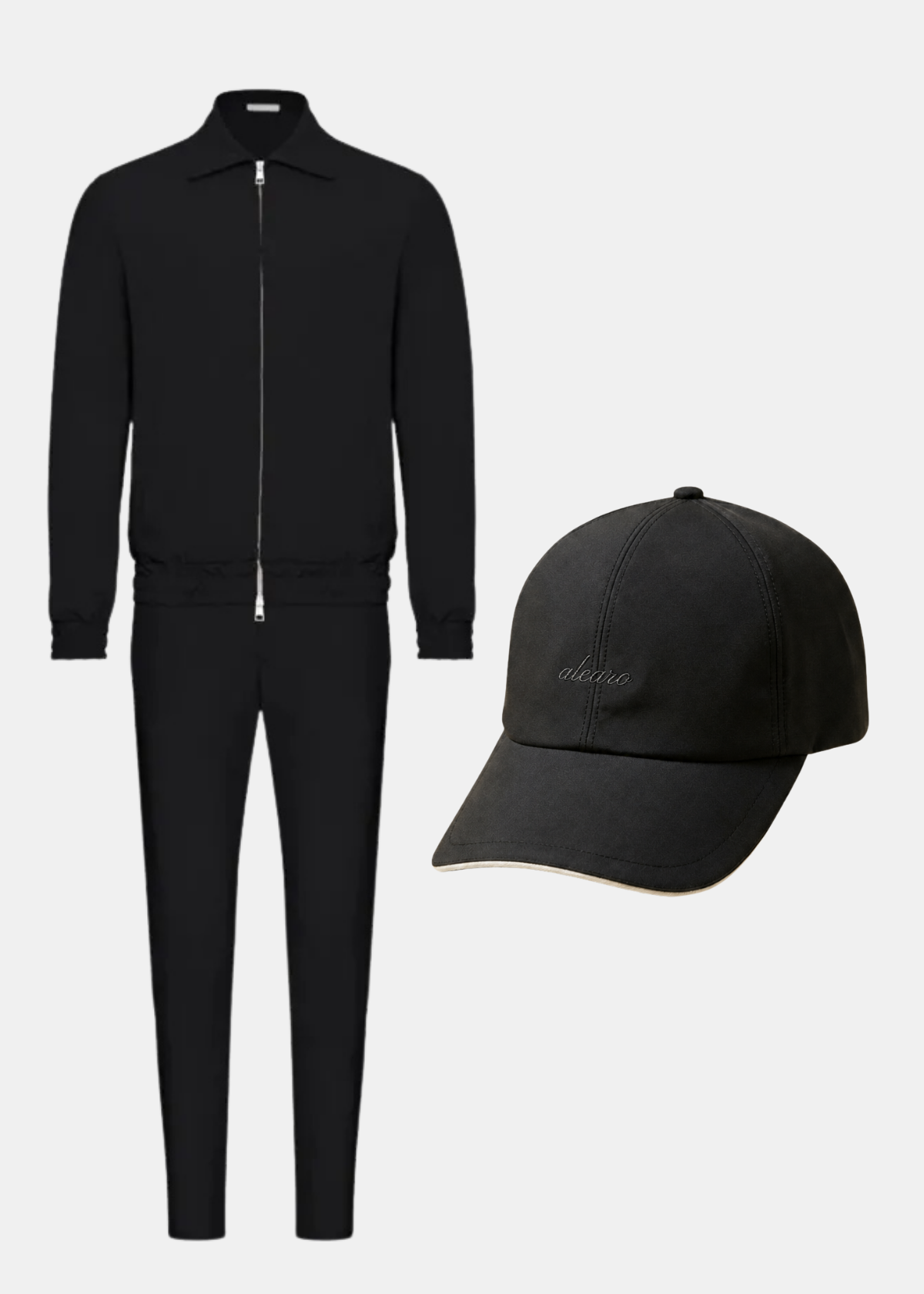 Combi-set | Techsuit | Cap | Zwart